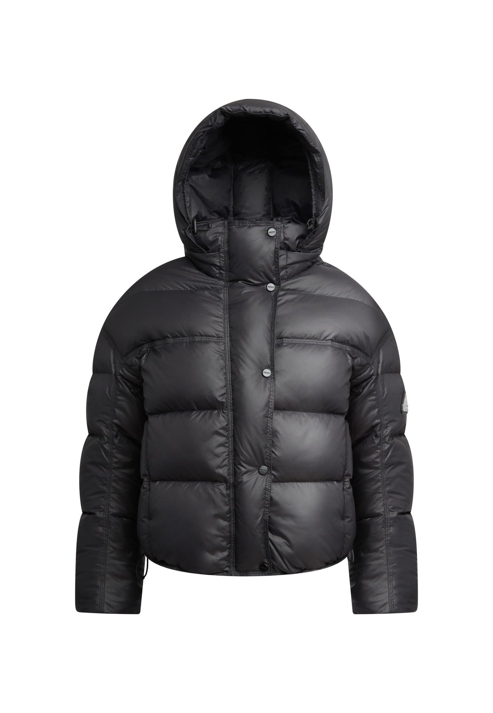 Cloud Boss Jacket Black flat lay swatch