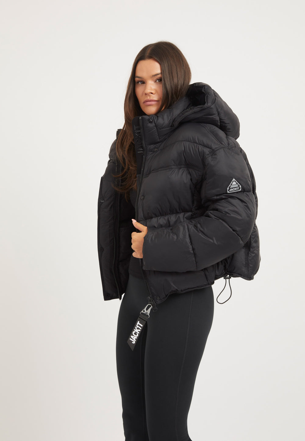 Cloud Boss Jacket Black styled shot by JACK1T