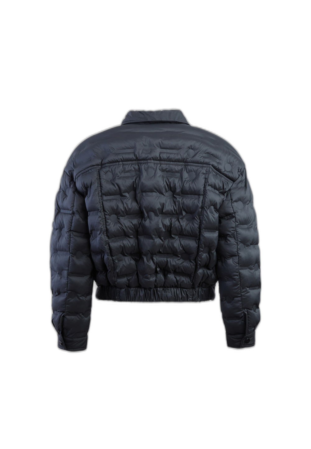 Apollo Shirt Jacket Black flat lay back cutout