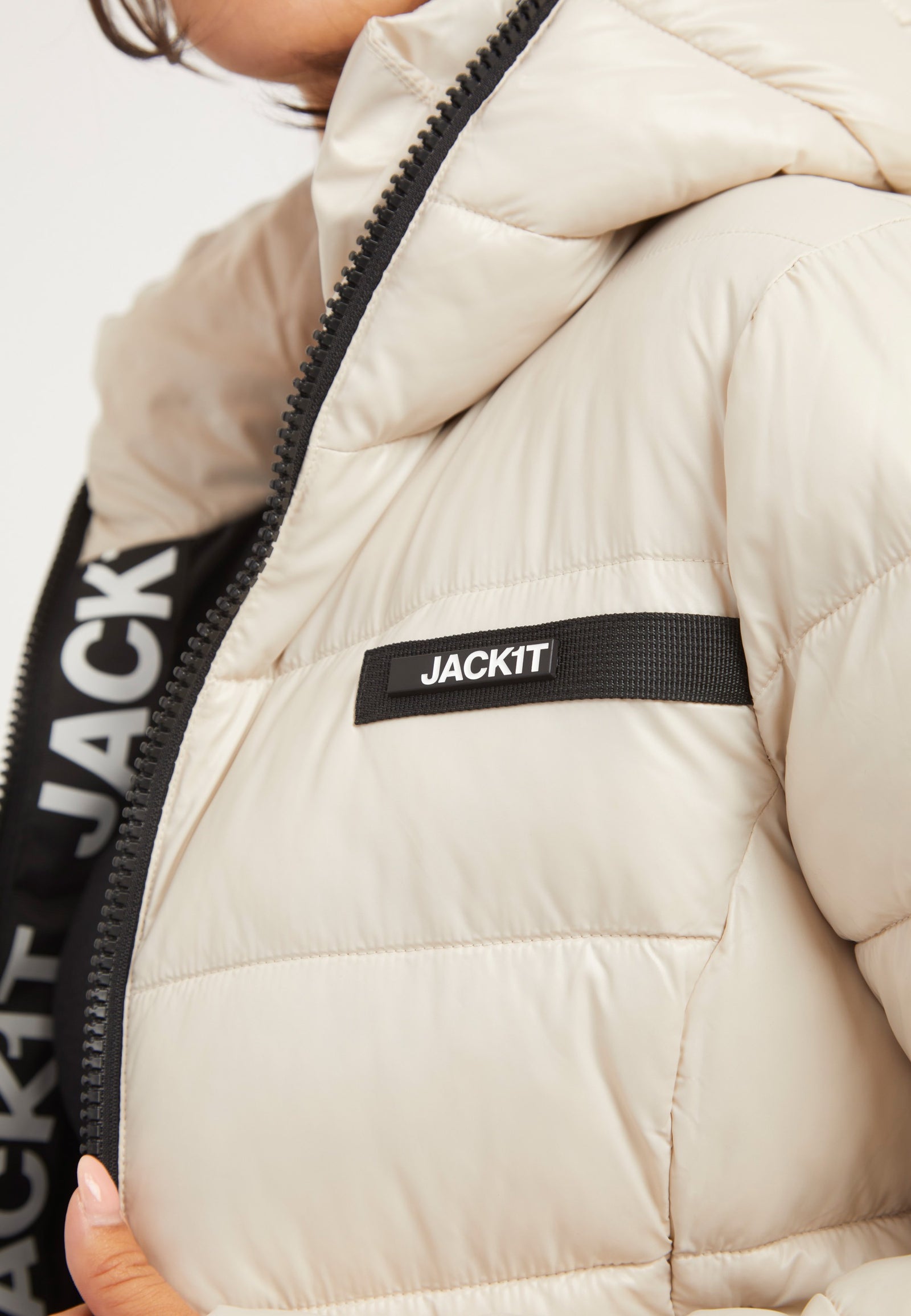 R3D Slick Racer Jacket Stone detail shot by JACK1T