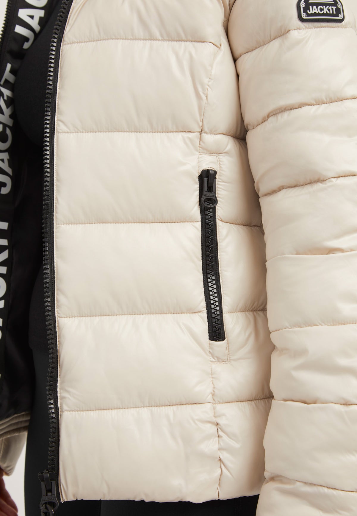 R3D Slick Racer Jacket Stone detail shot by JACK1T