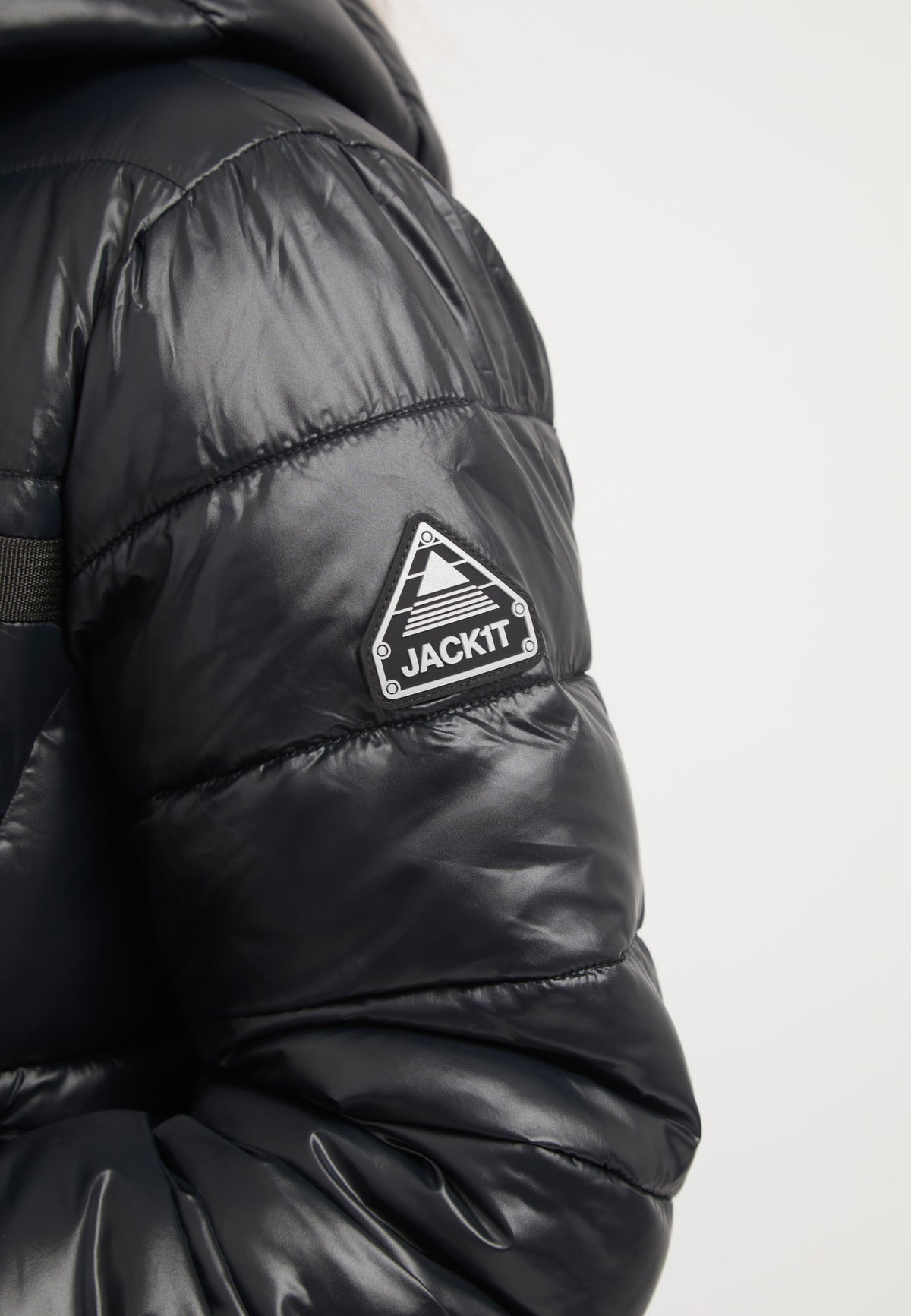 R3D Slick Racer Jacket Black detail shot by JACK1T