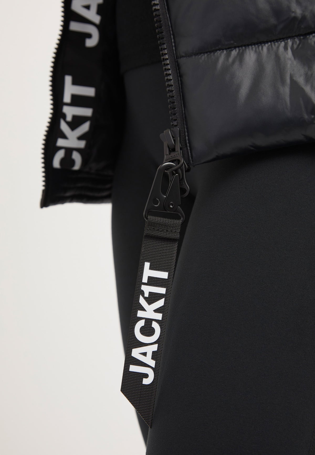 R3D Slick Racer Jacket Black detail shot by JACK1T