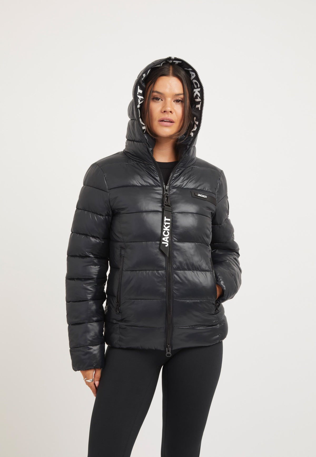 R3D Slick Racer Jacket Black detail shot by JACK1T