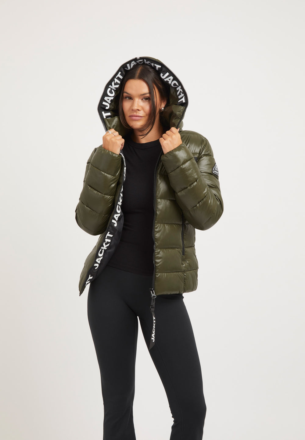 R3D Slick Racer Jacket Olive styled shot by JACK1T