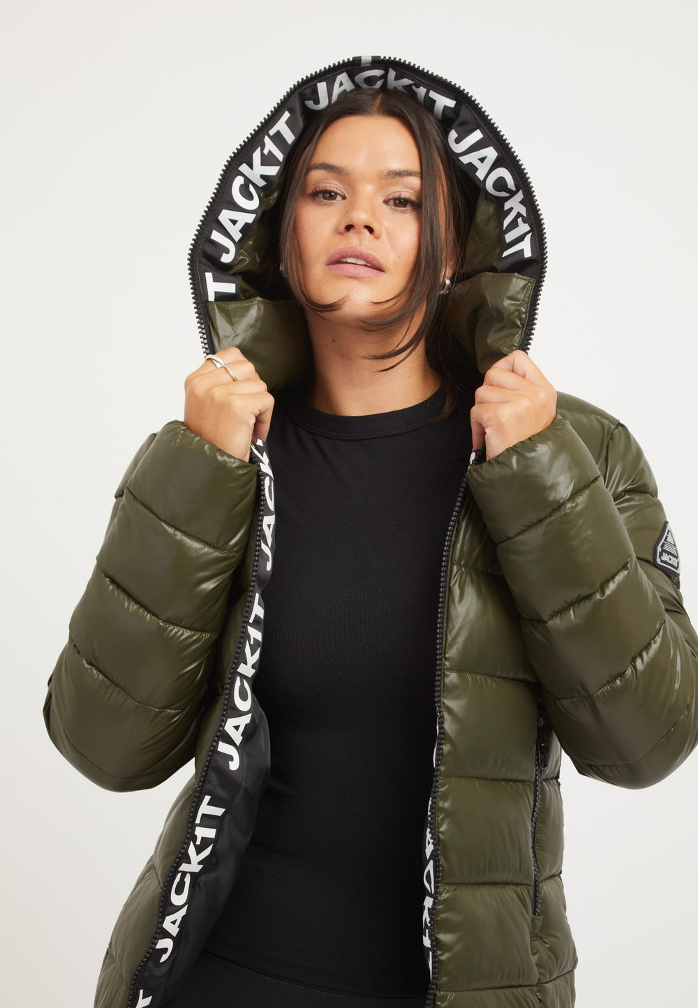 R3D Slick Racer Jacket Olive styled shot by JACK1T