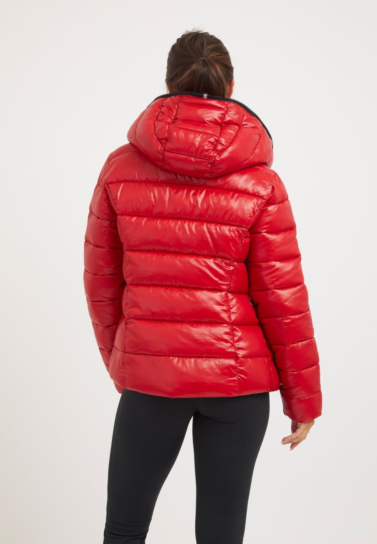 R3D Slick Racer Jacket Cherry Red on model full length by JACK1T
