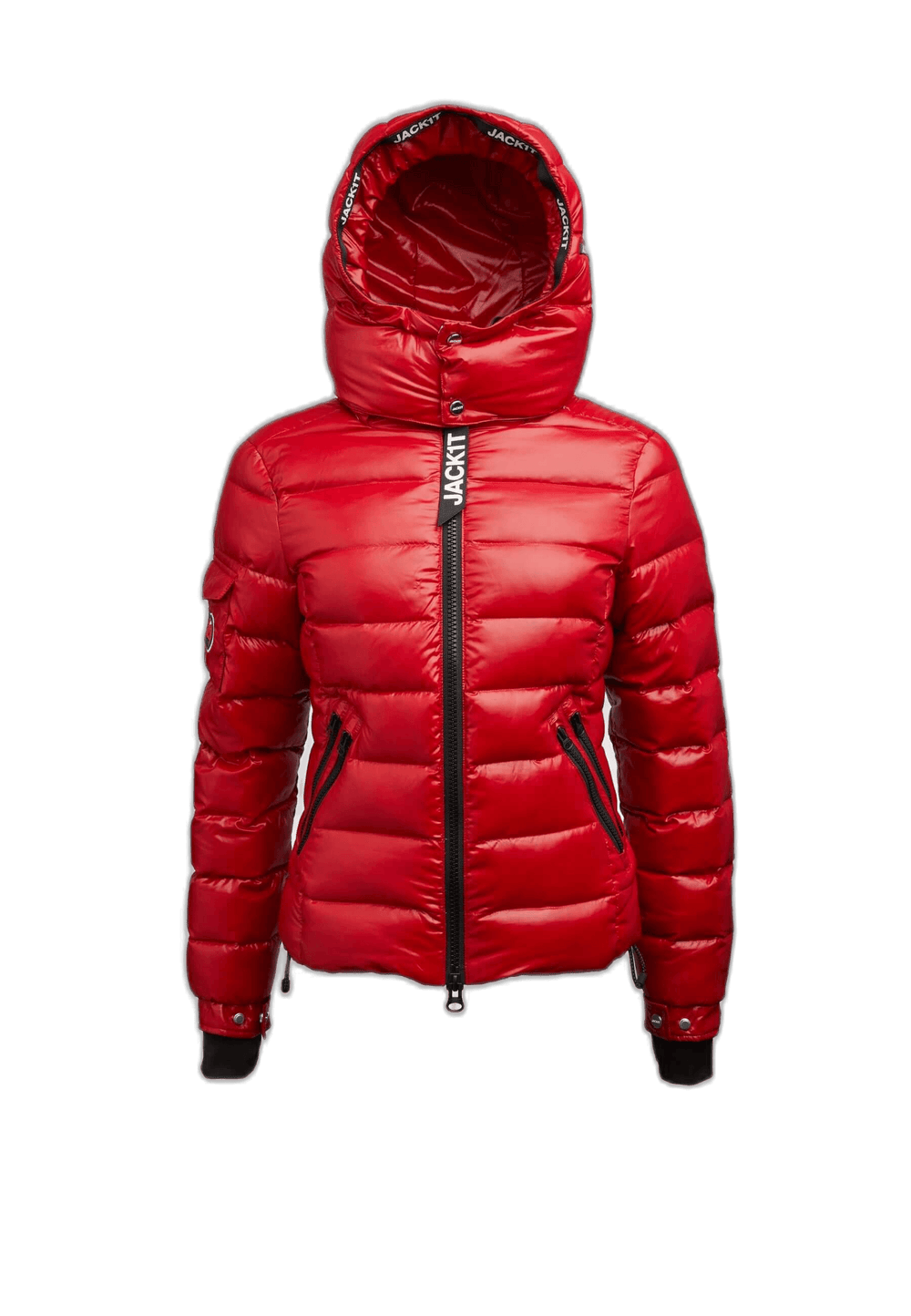 R3D Slick Racer Jacket Cherry Red flat lay swatch