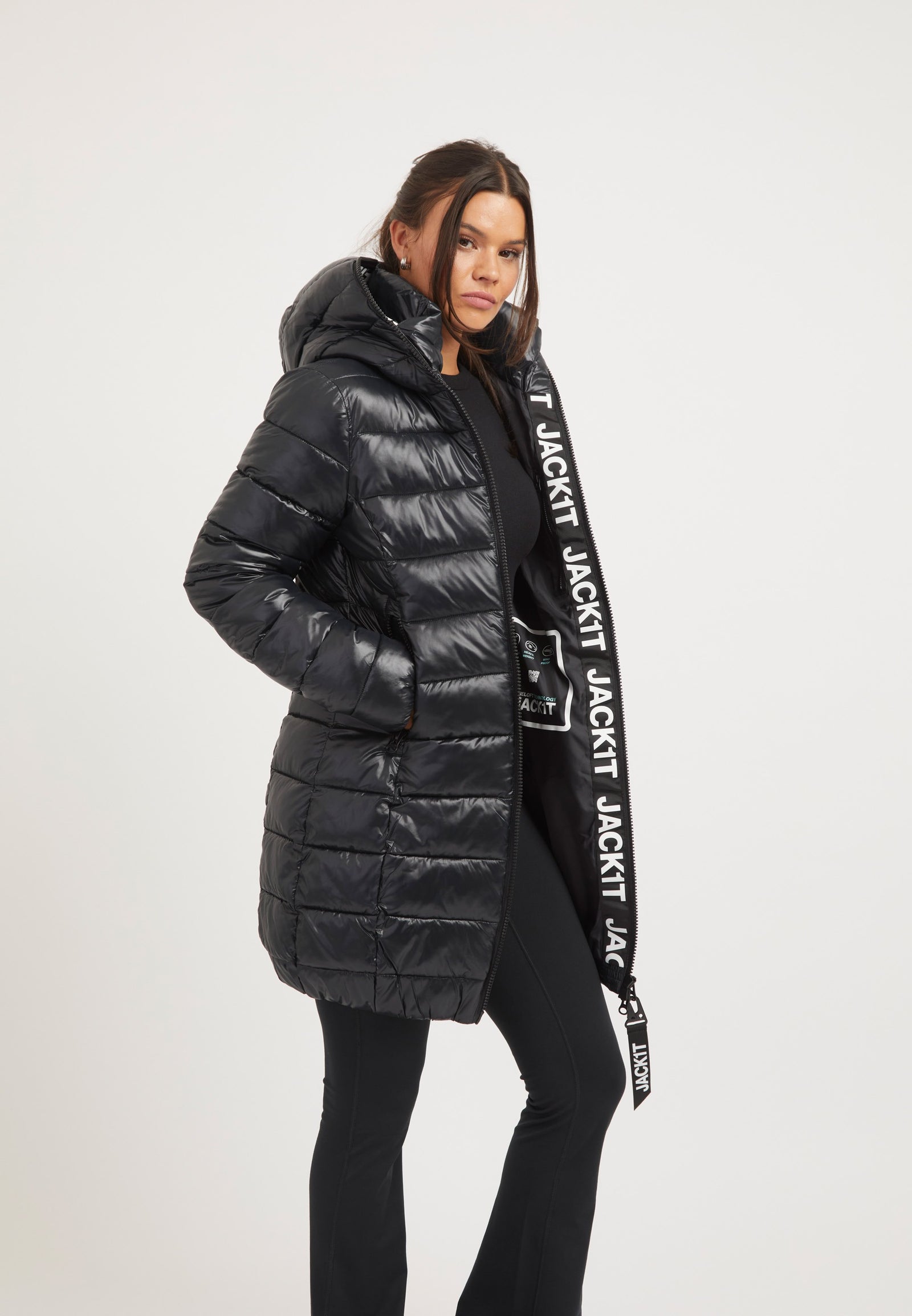 R3D Slick Coat Black styled shot by JACK1T