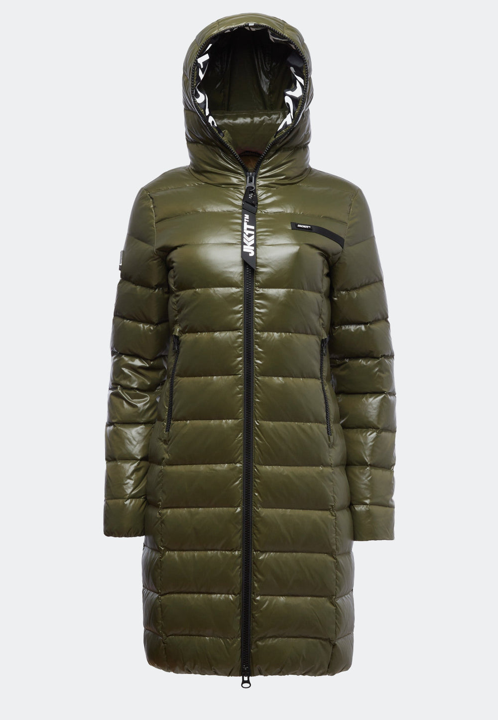 R3D Slick Coat Olive flat lay swatch