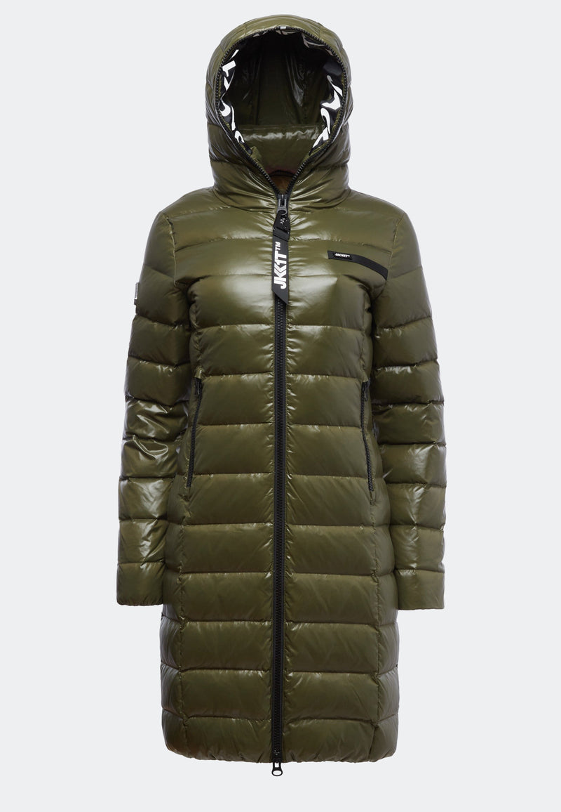 R3D Slick Coat Olive flat lay swatch