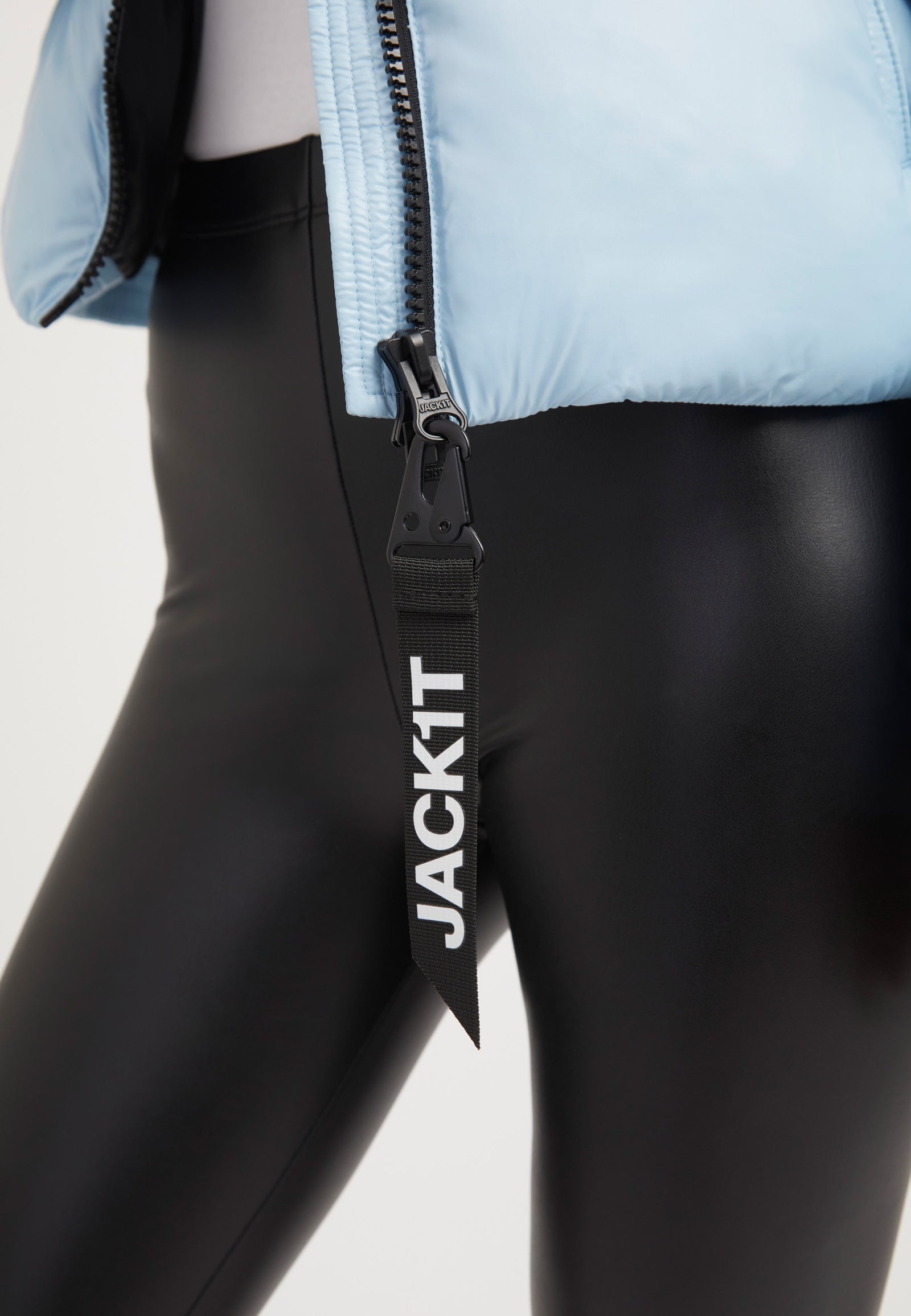 EZ Racer Slick Hood Jacket Powder Blue detail shot by JACK1T
