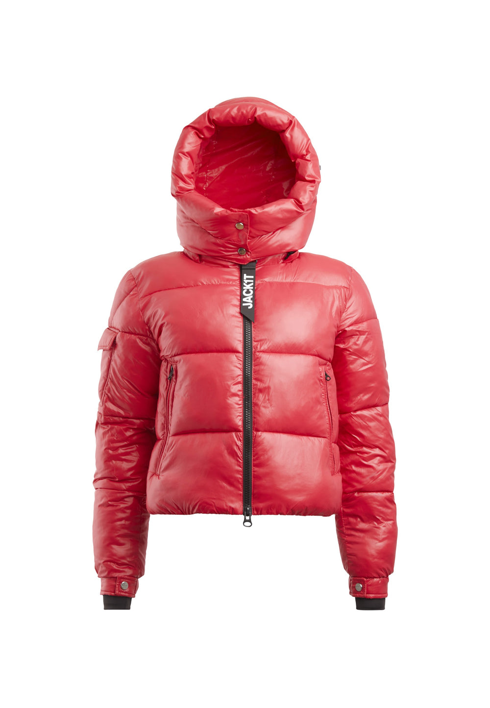 EZ Racer Slick Hood Jacket Pink flat lay swatch