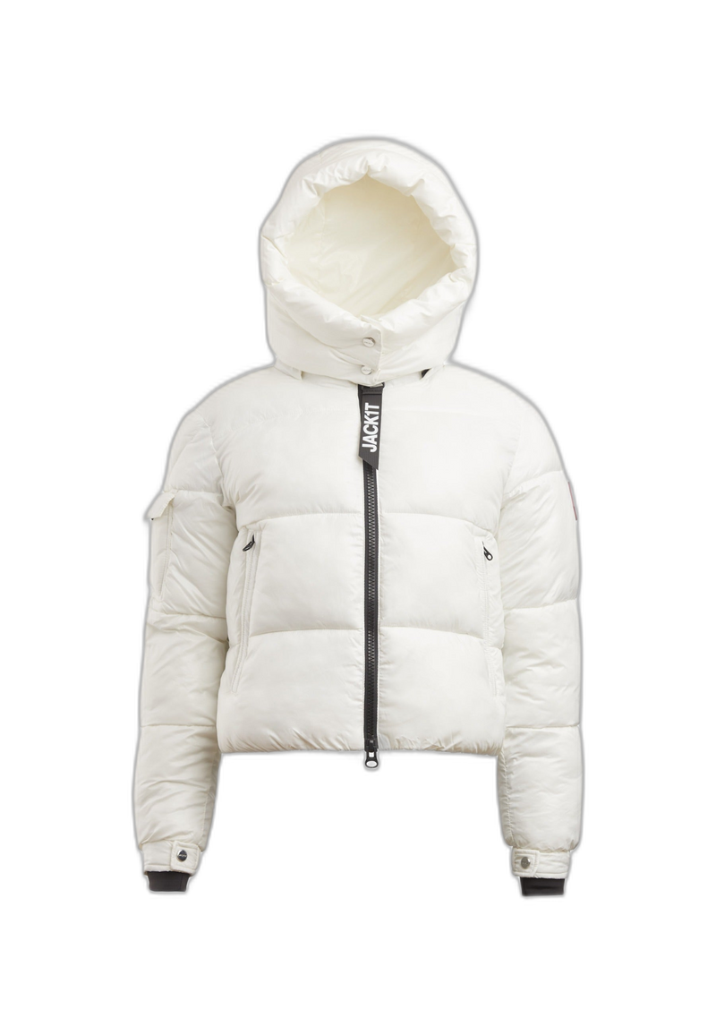 EZ Racer Slick Hood Jacket Snow flat lay cutout