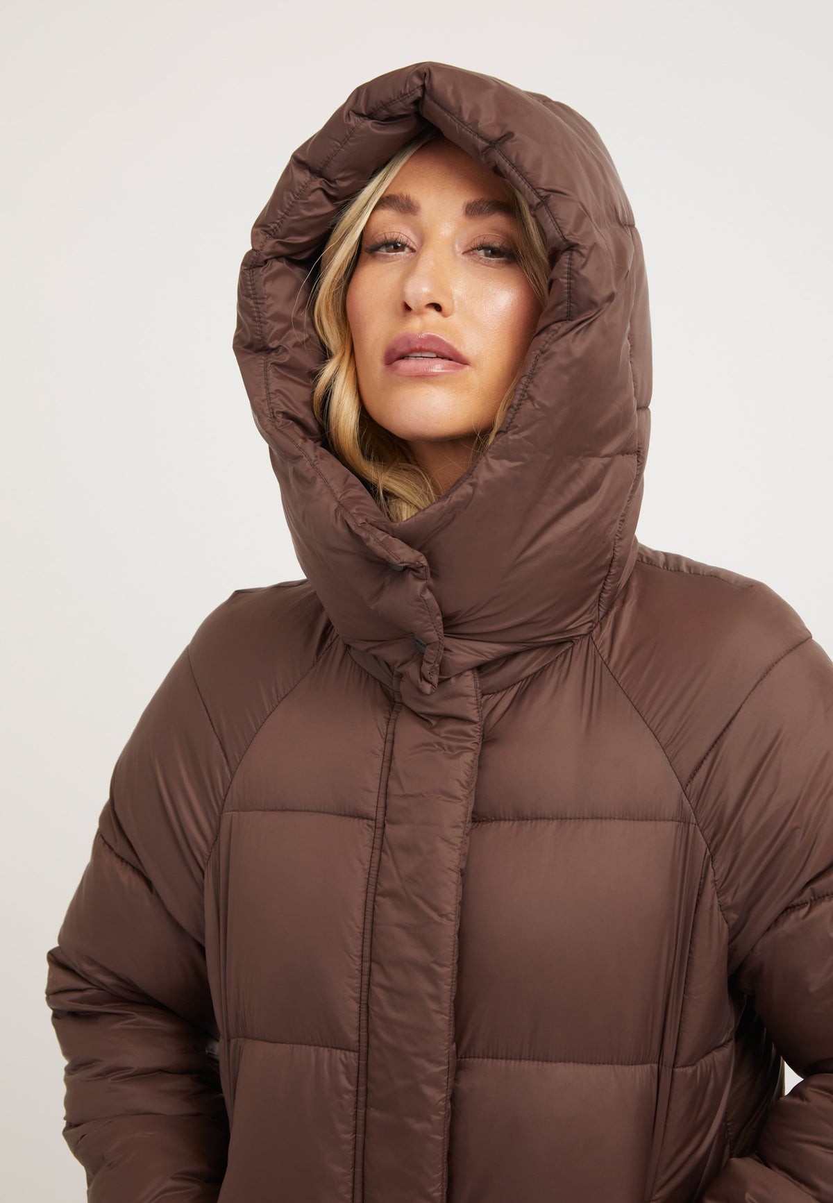 Cloud Boss Coat Mid Brown styled shot by JACK1T