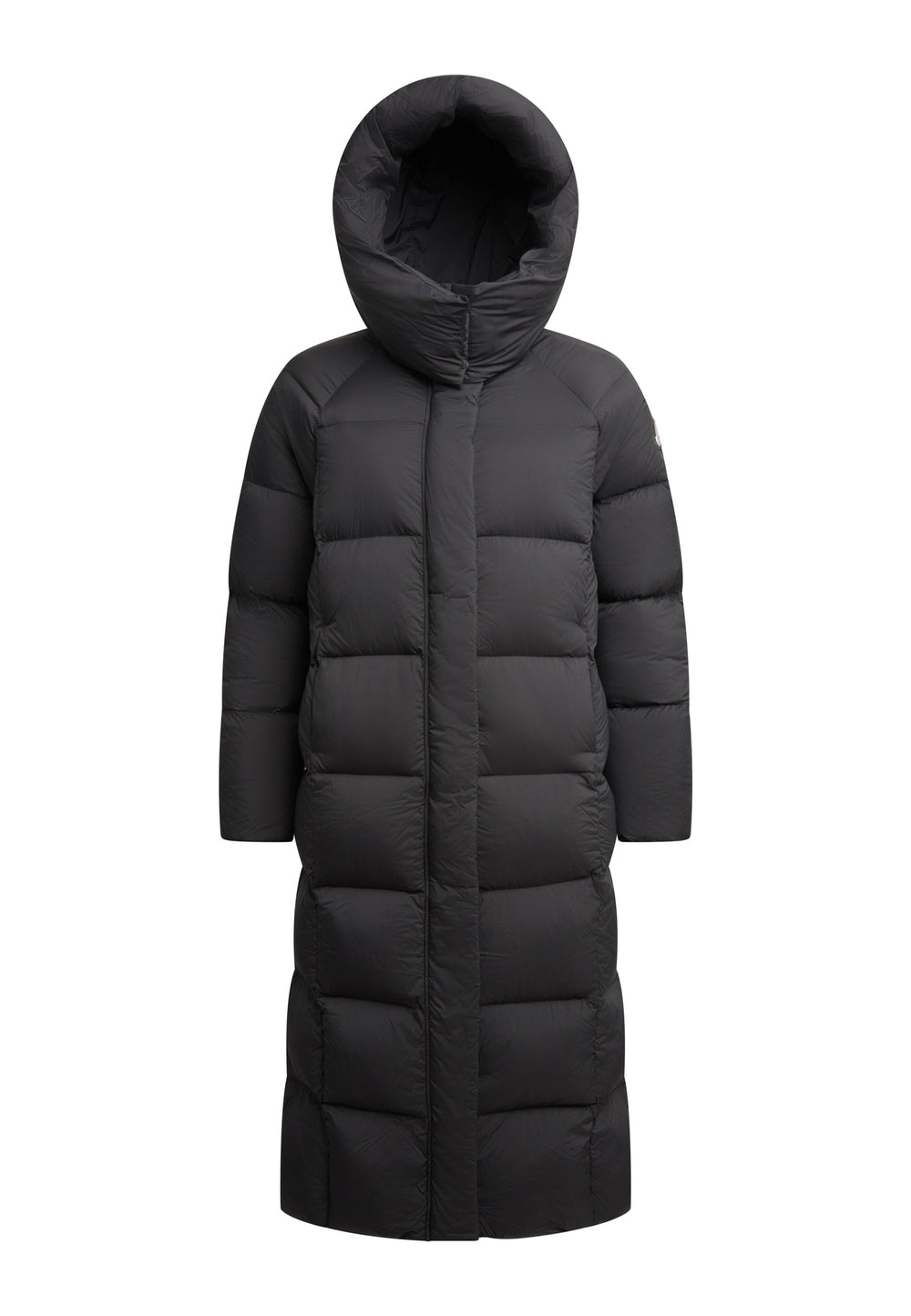 Cloud Boss Coat Black flat lay swatch