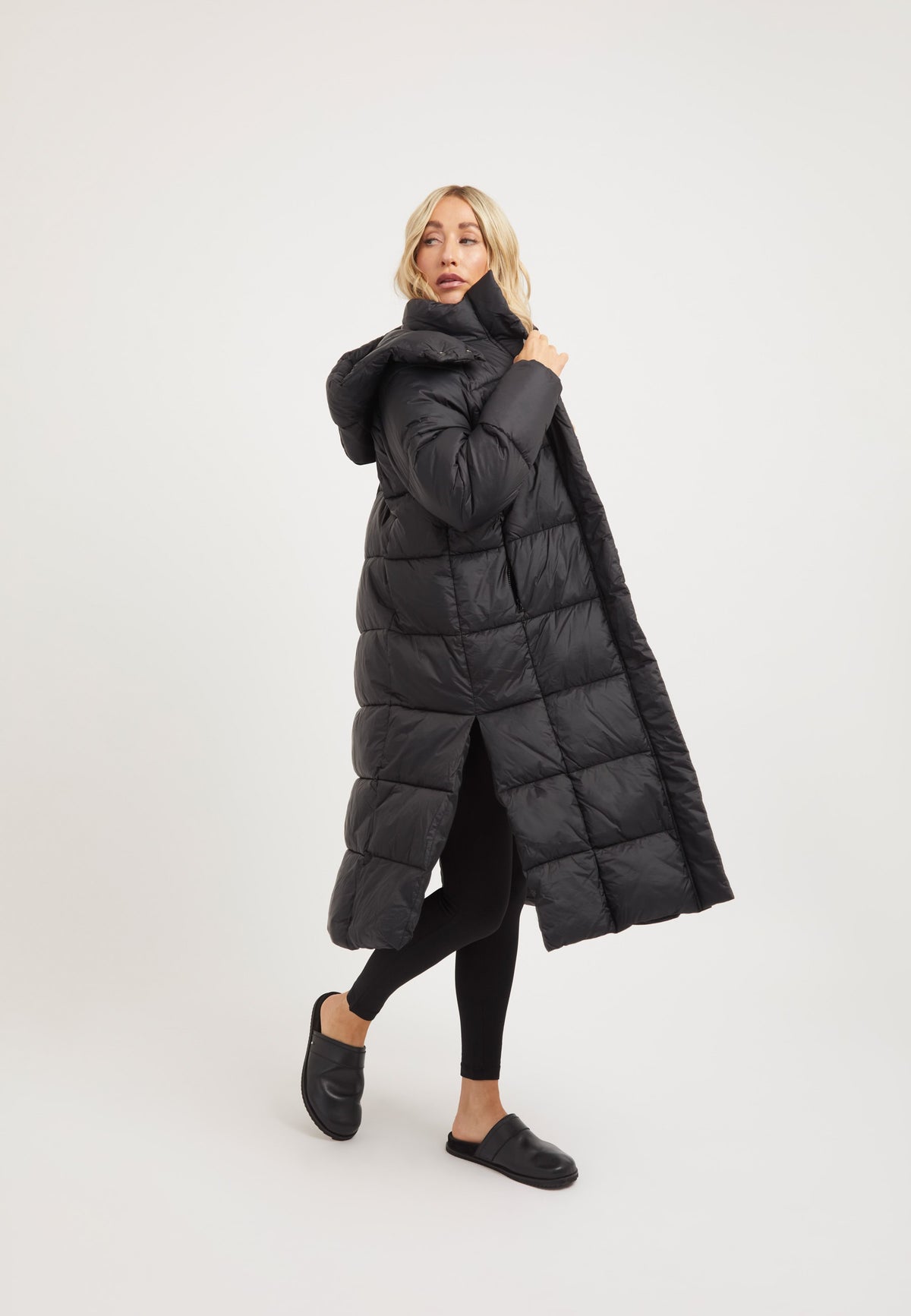 Cloud Boss Coat Black styled shot by JACK1T