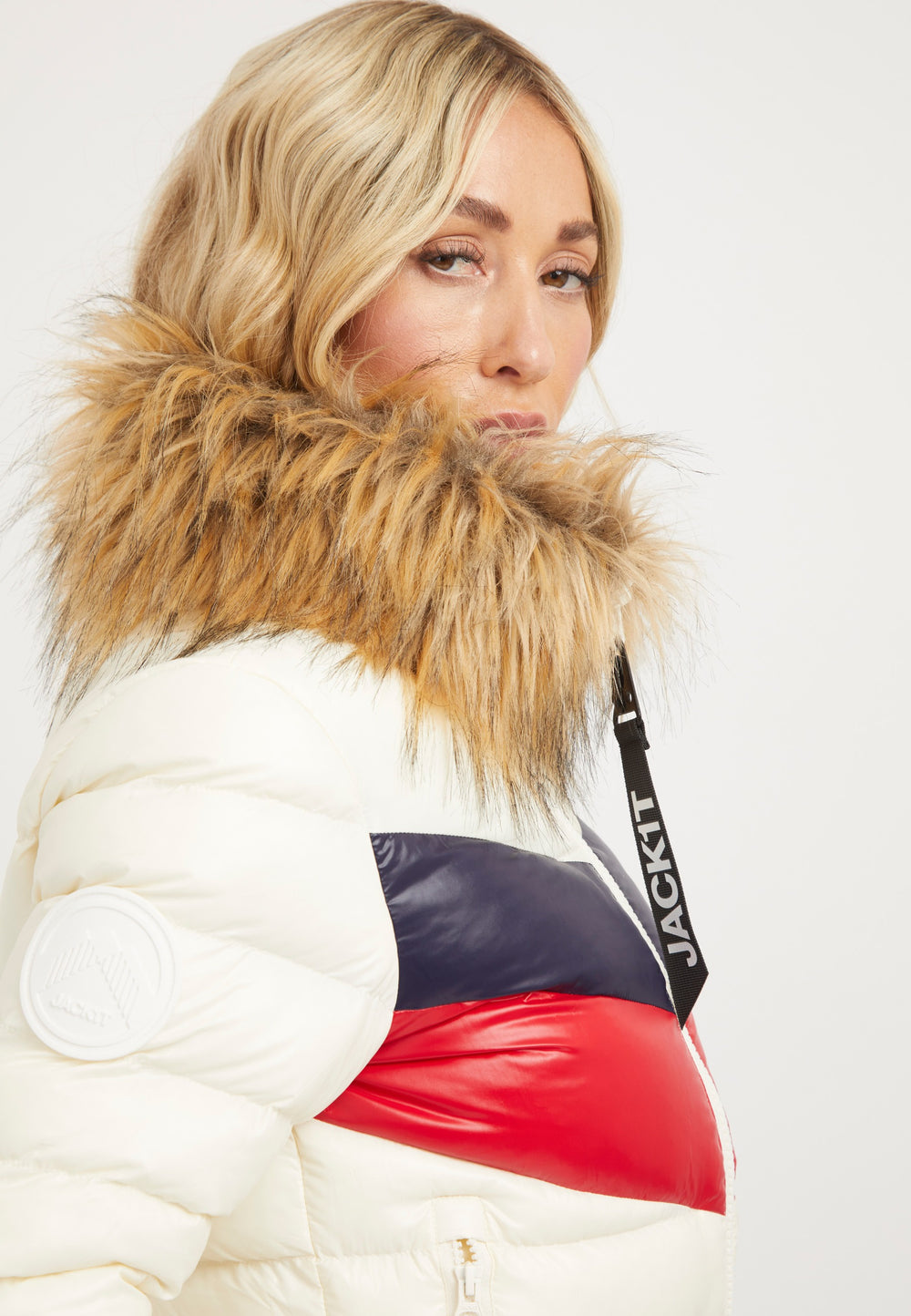 Retro Racer Revolution Jacket Snow styled shot by JACK1T