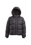 Helio Crop Duvet Jacket Black