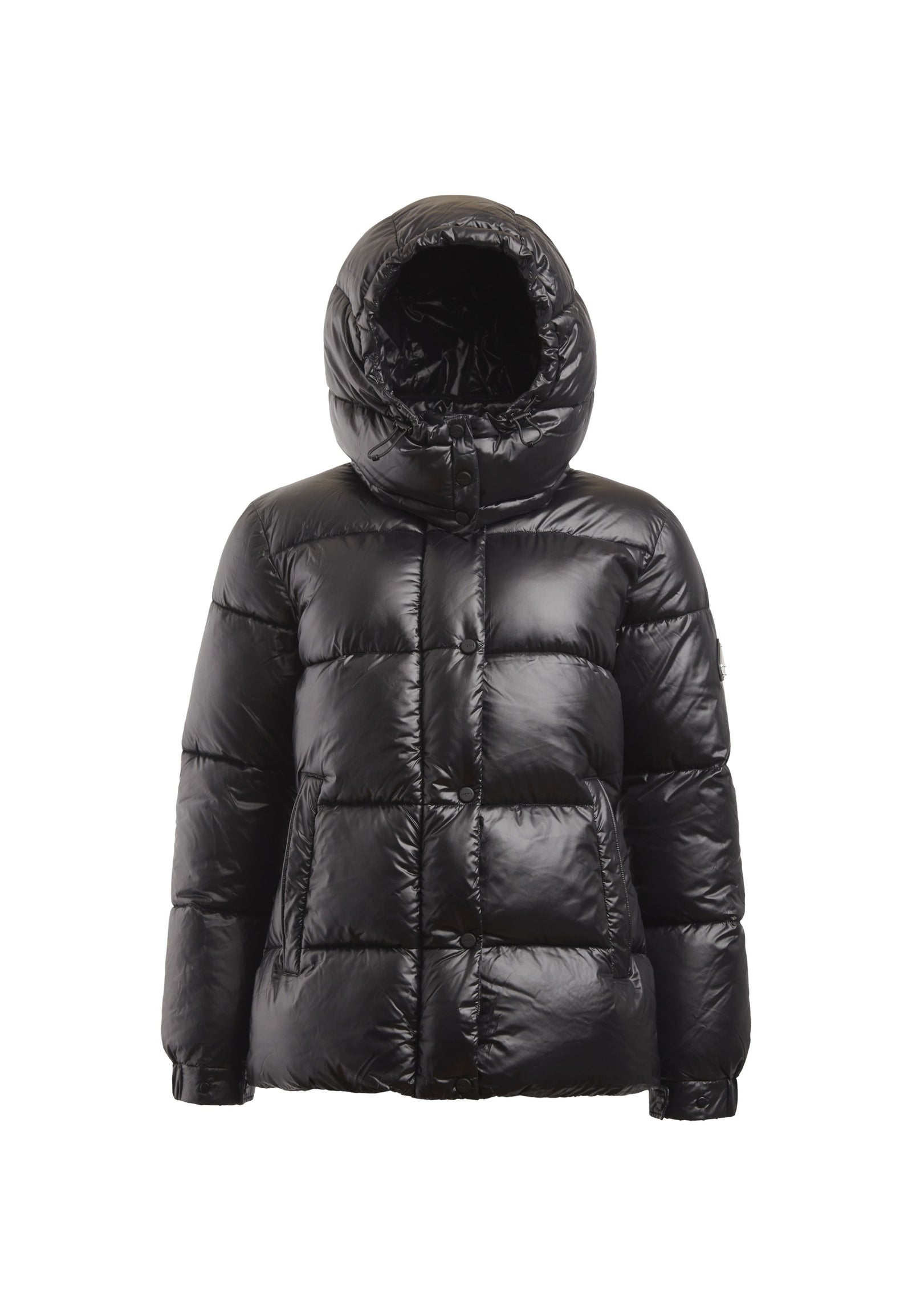 EZ Colonia Jacket Black flat lay swatch