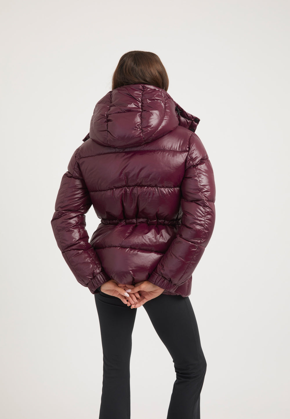 EZ Colonia Jacket Aubergine on model full length by JACK1T