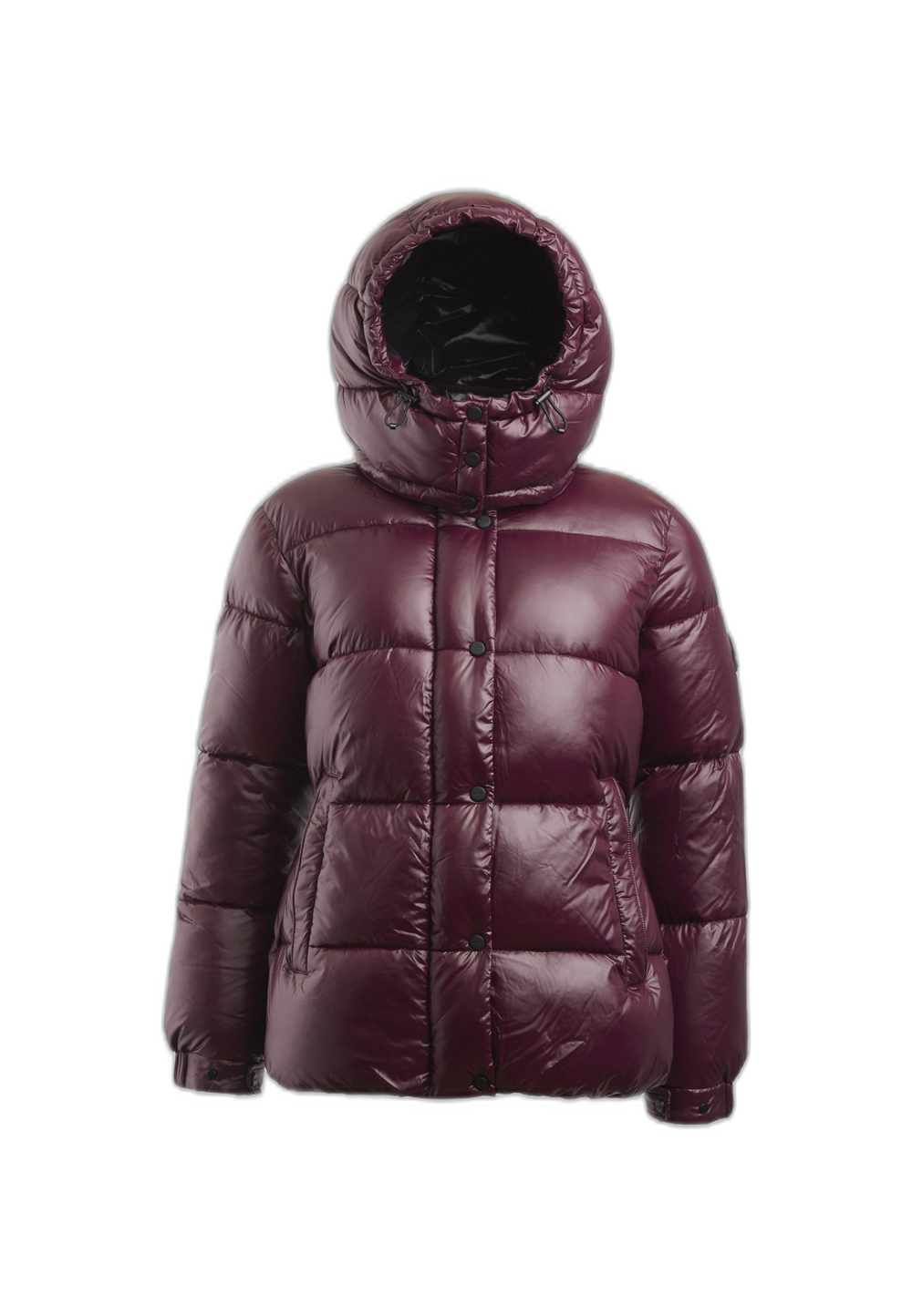 EZ Colonia Jacket Aubergine flat lay cutout