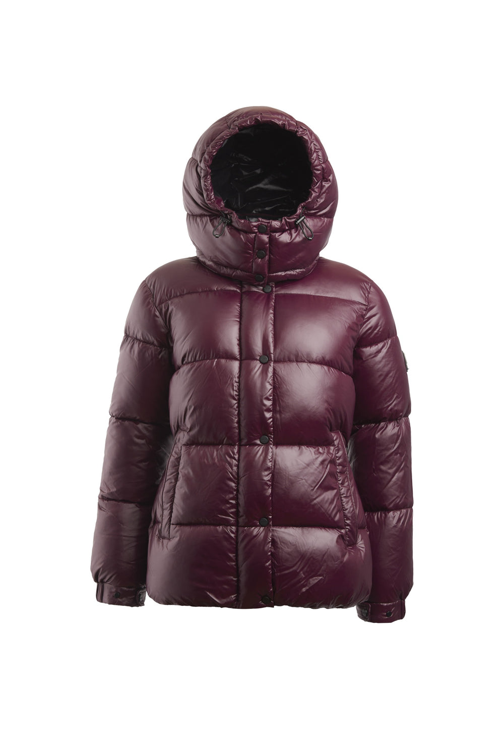 EZ Colonia Jacket Aubergine flat lay swatch