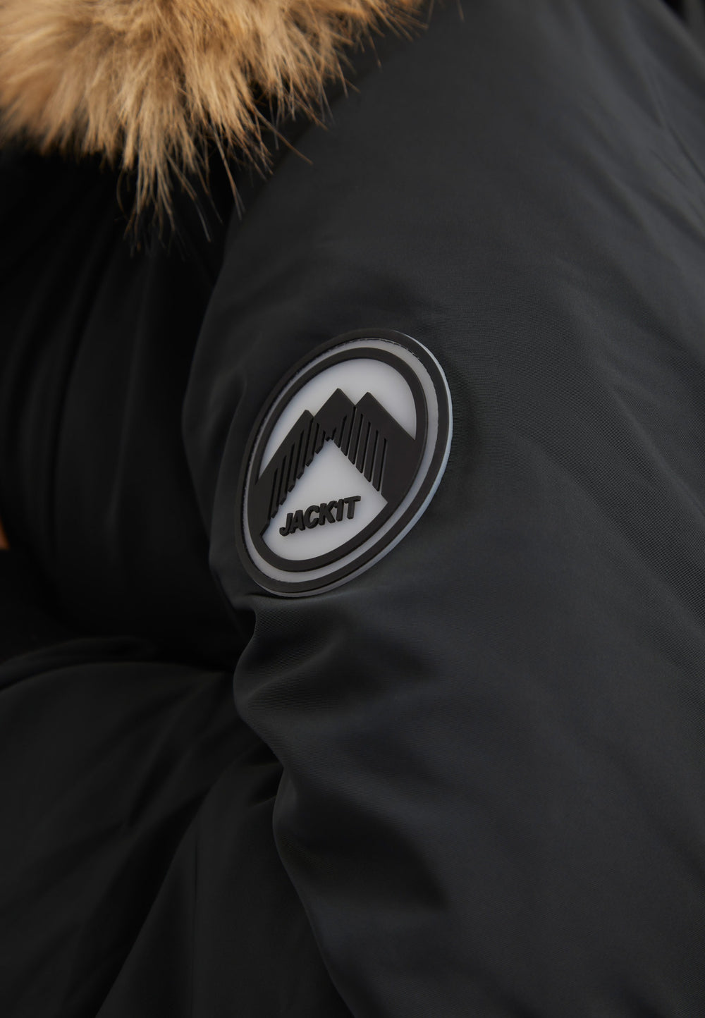 First Rescue Bomber Jacket Black detail shot by JACK1T