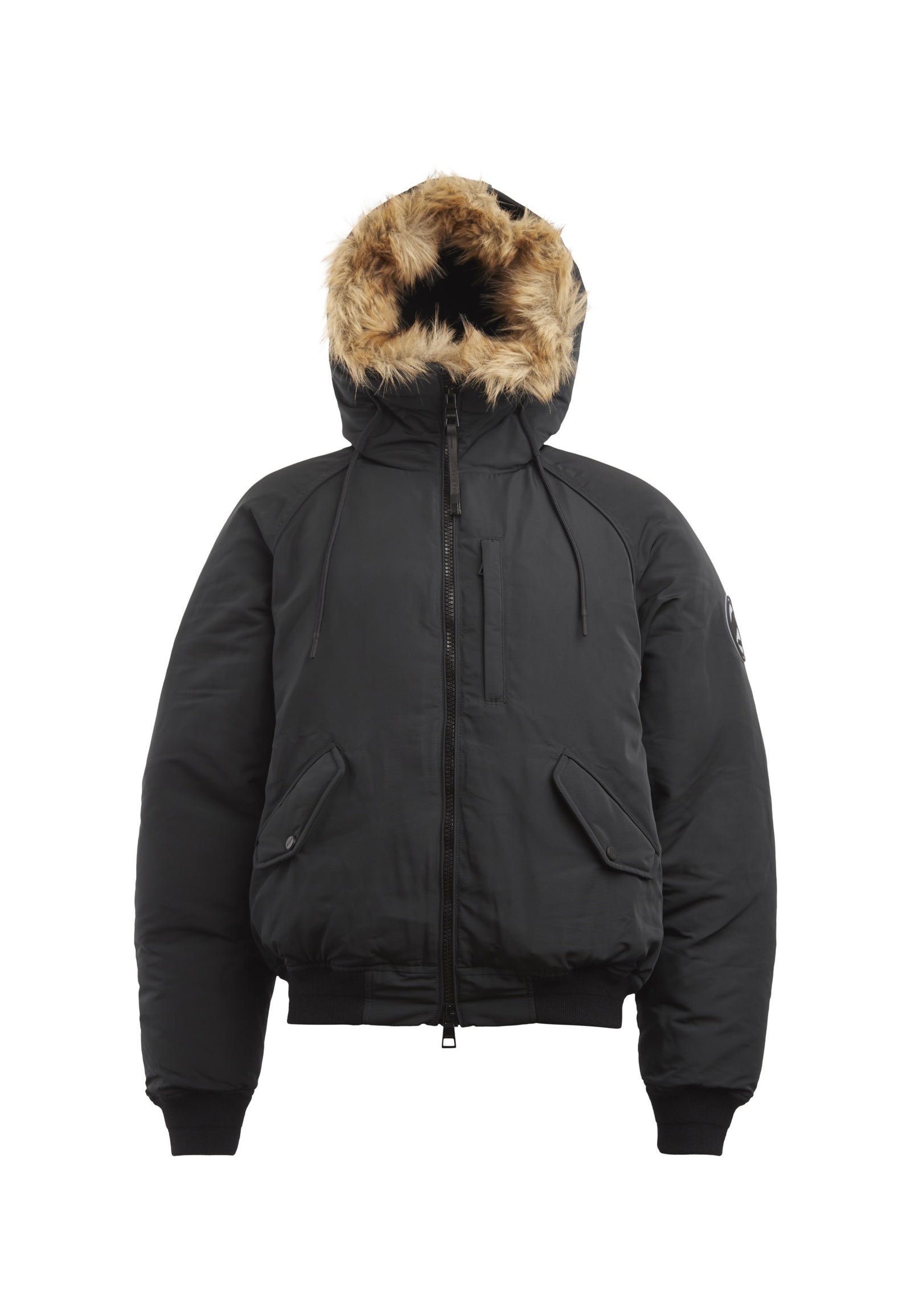 First Rescue Bomber Jacket Black flat lay swatch