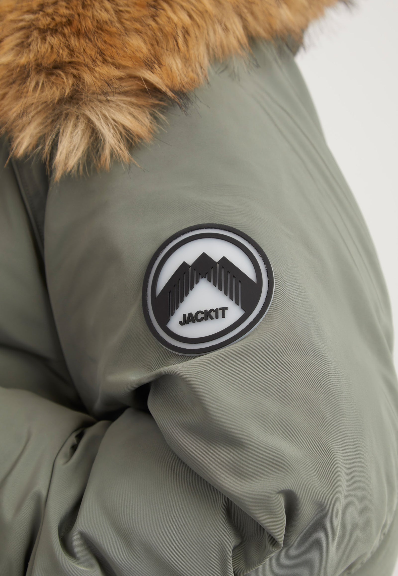 First Rescue Bomber Jacket Olive detail shot by JACK1T