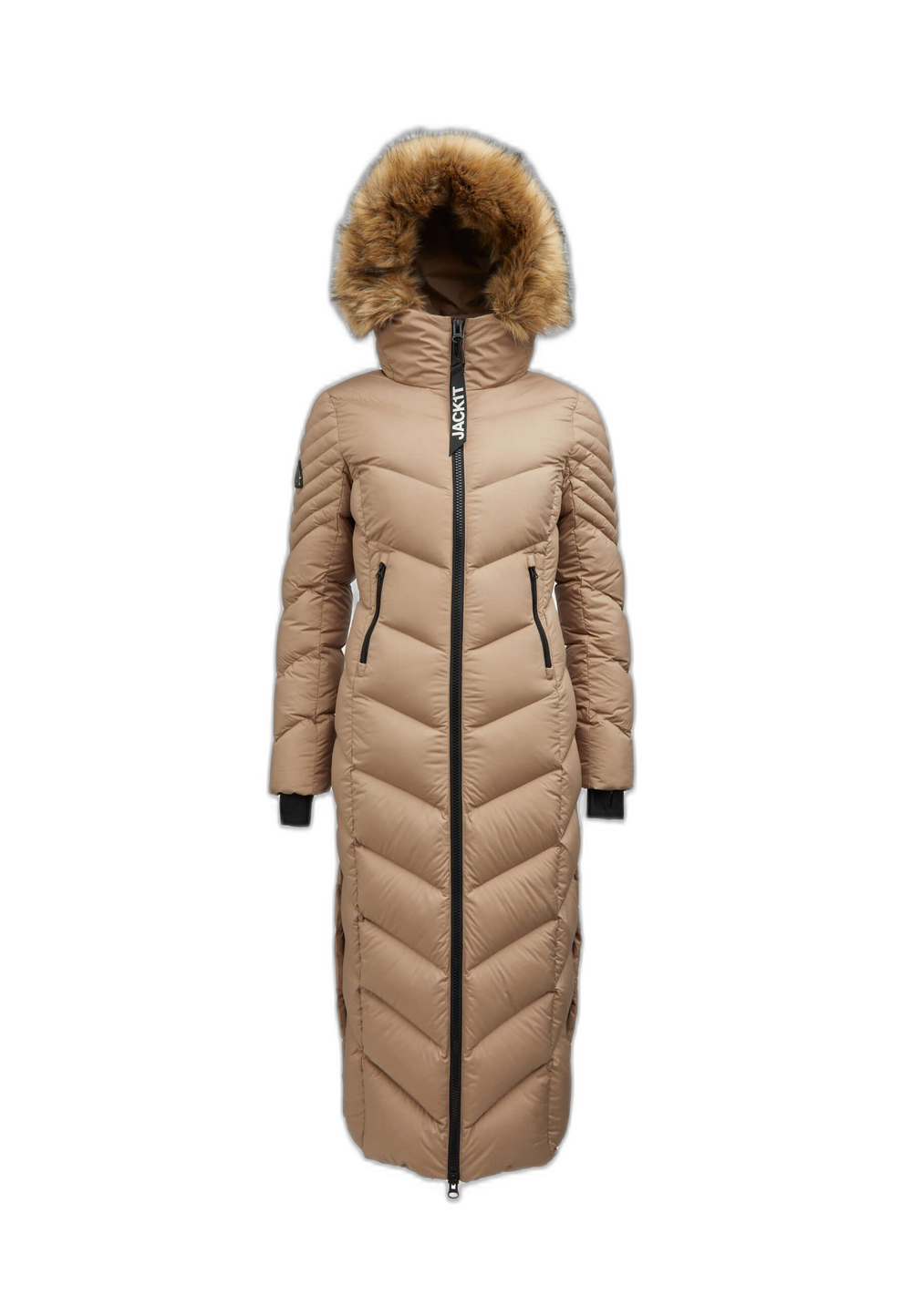 Vector Coat Mink flat lay cutout