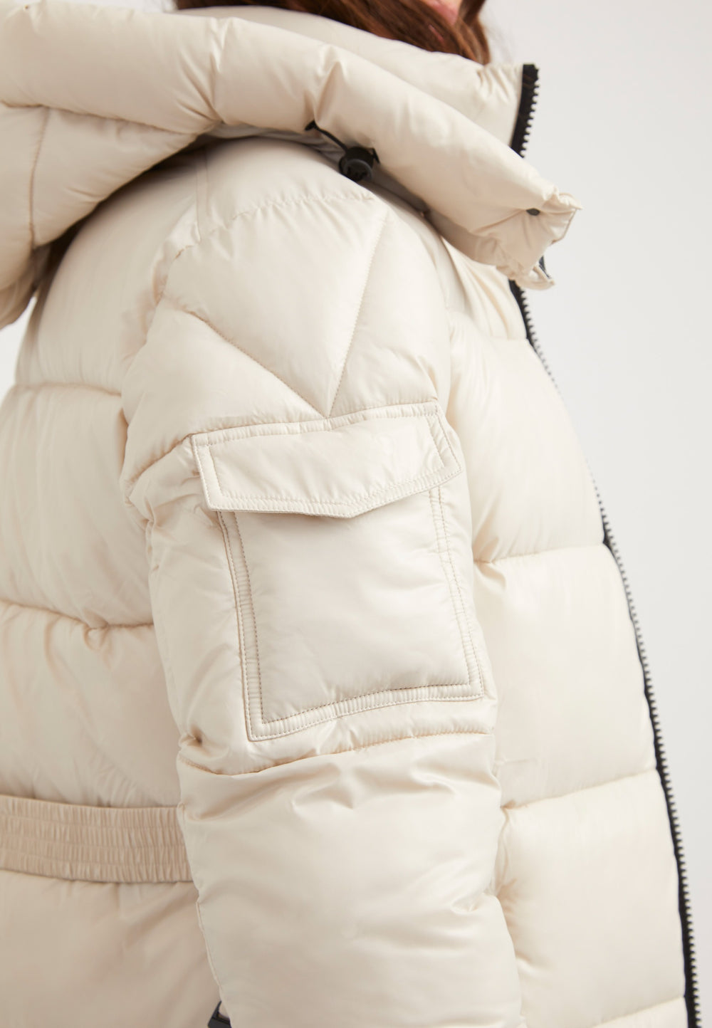 EZ Belted Coat Stone detail shot by JACK1T