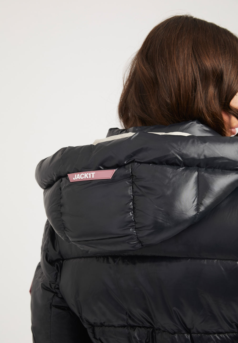 EZ Belted Coat Black/Stone detail shot by JACK1T
