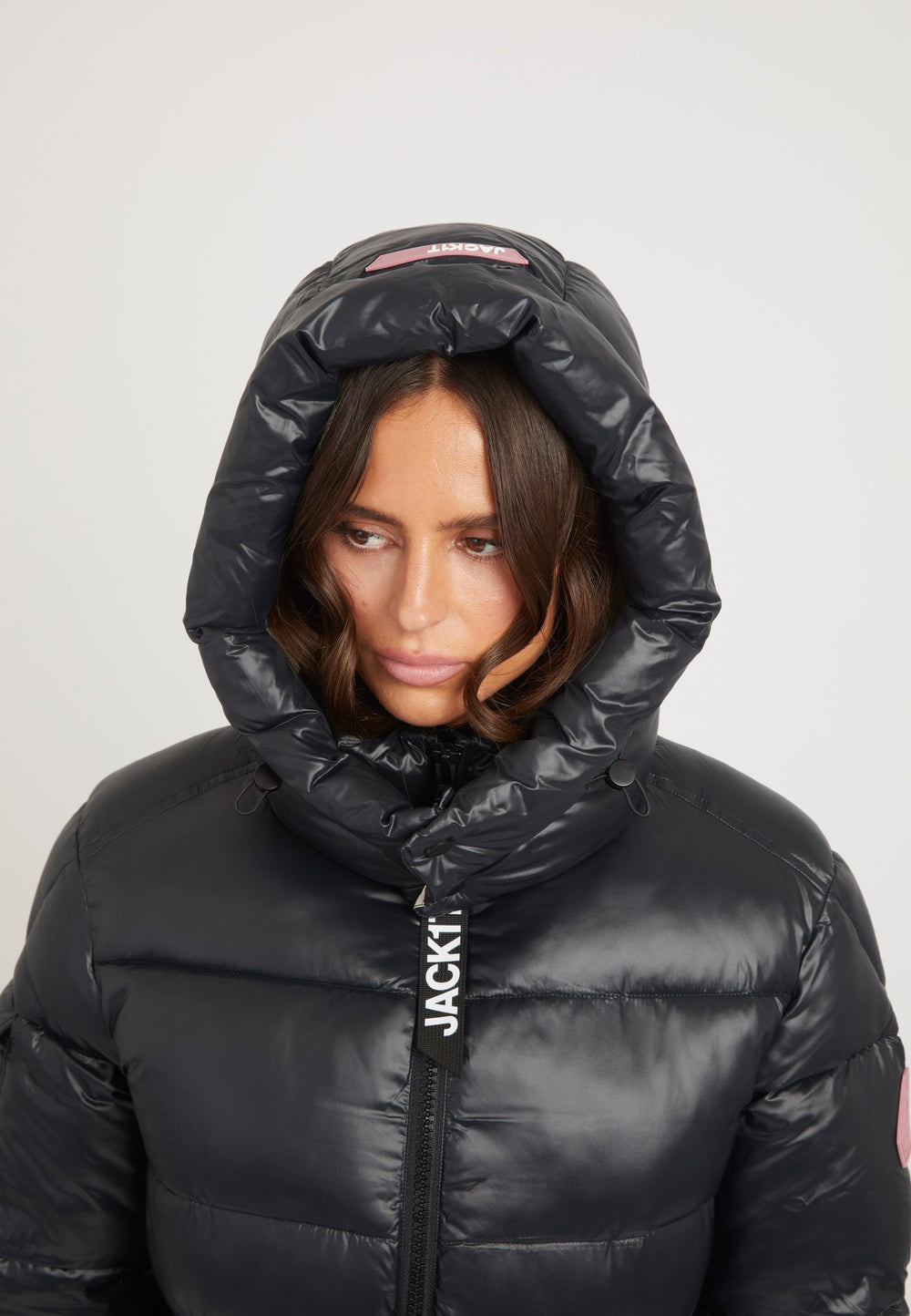 EZ Belted Coat Black/Stone styled shot by JACK1T