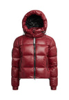 EZ Box Crop Jacket Dark Cranberry
