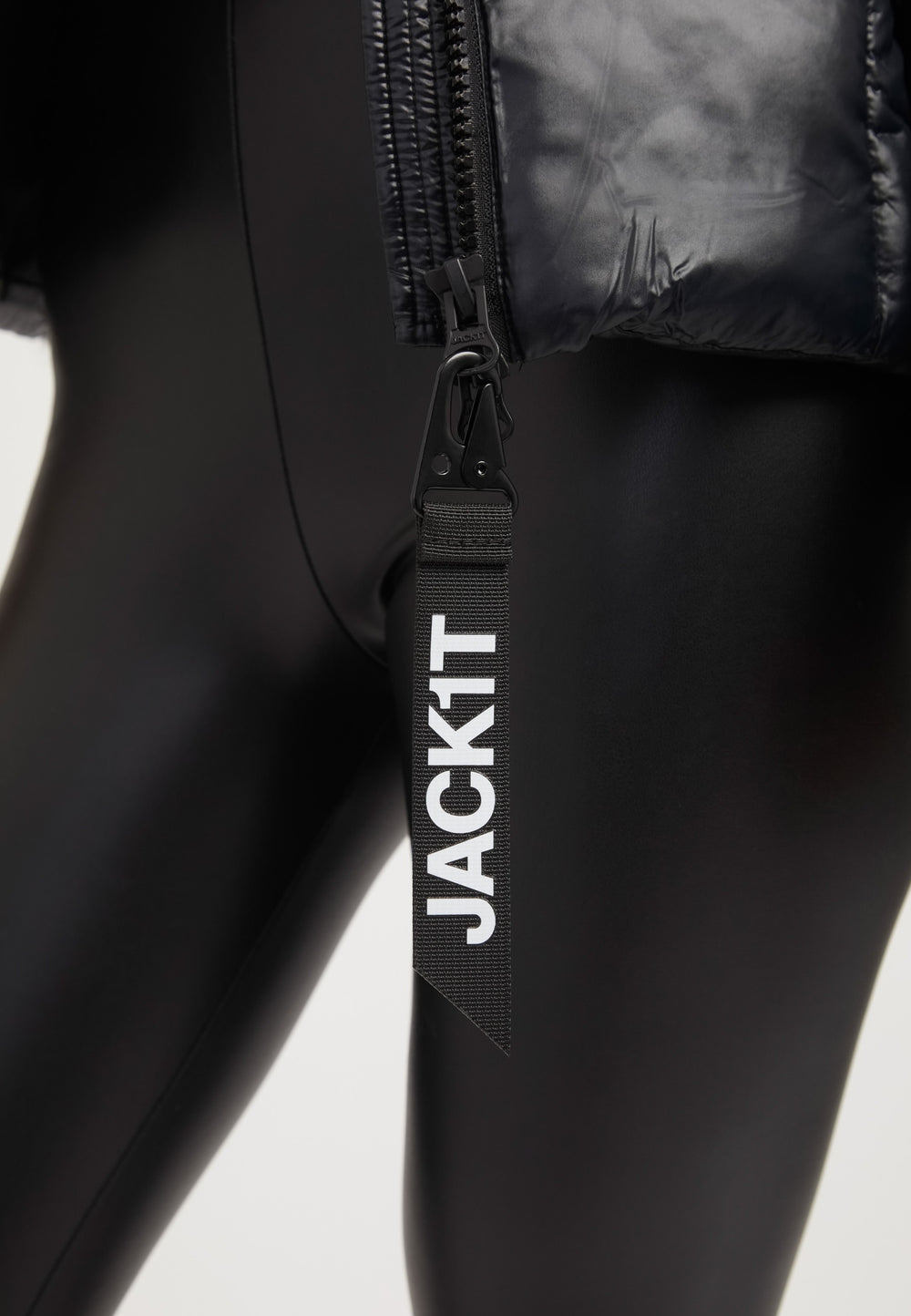 EZ Box Racer Jacket Black detail shot by JACK1T