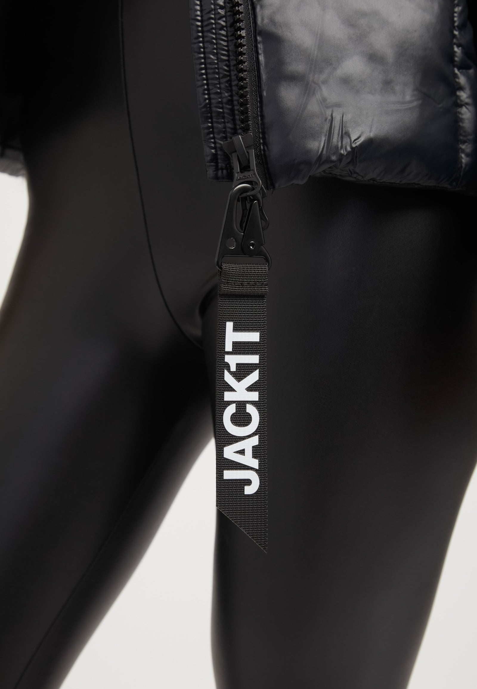 EZ Box Racer Jacket Black detail shot by JACK1T