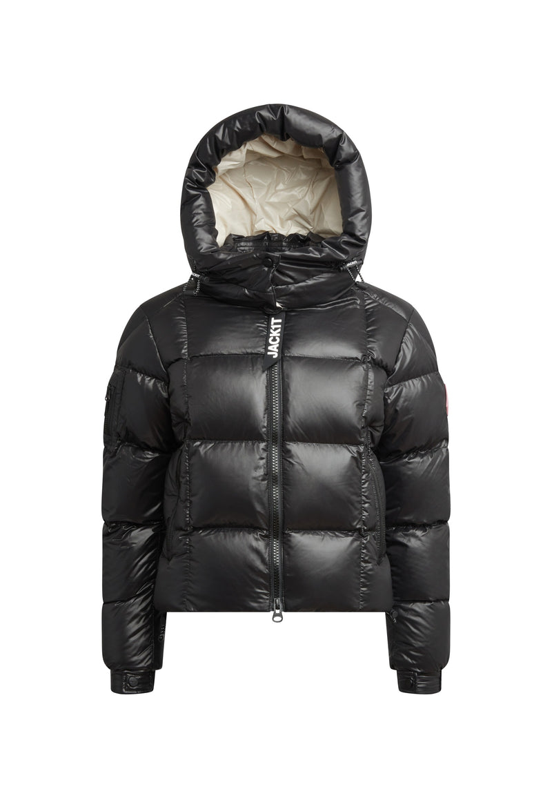 EZ Box Racer Jacket Black flat lay swatch