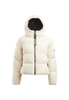 EZ Sherpa Cropped Jacket Ecru