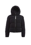 EZ Sherpa Cropped Jacket Black