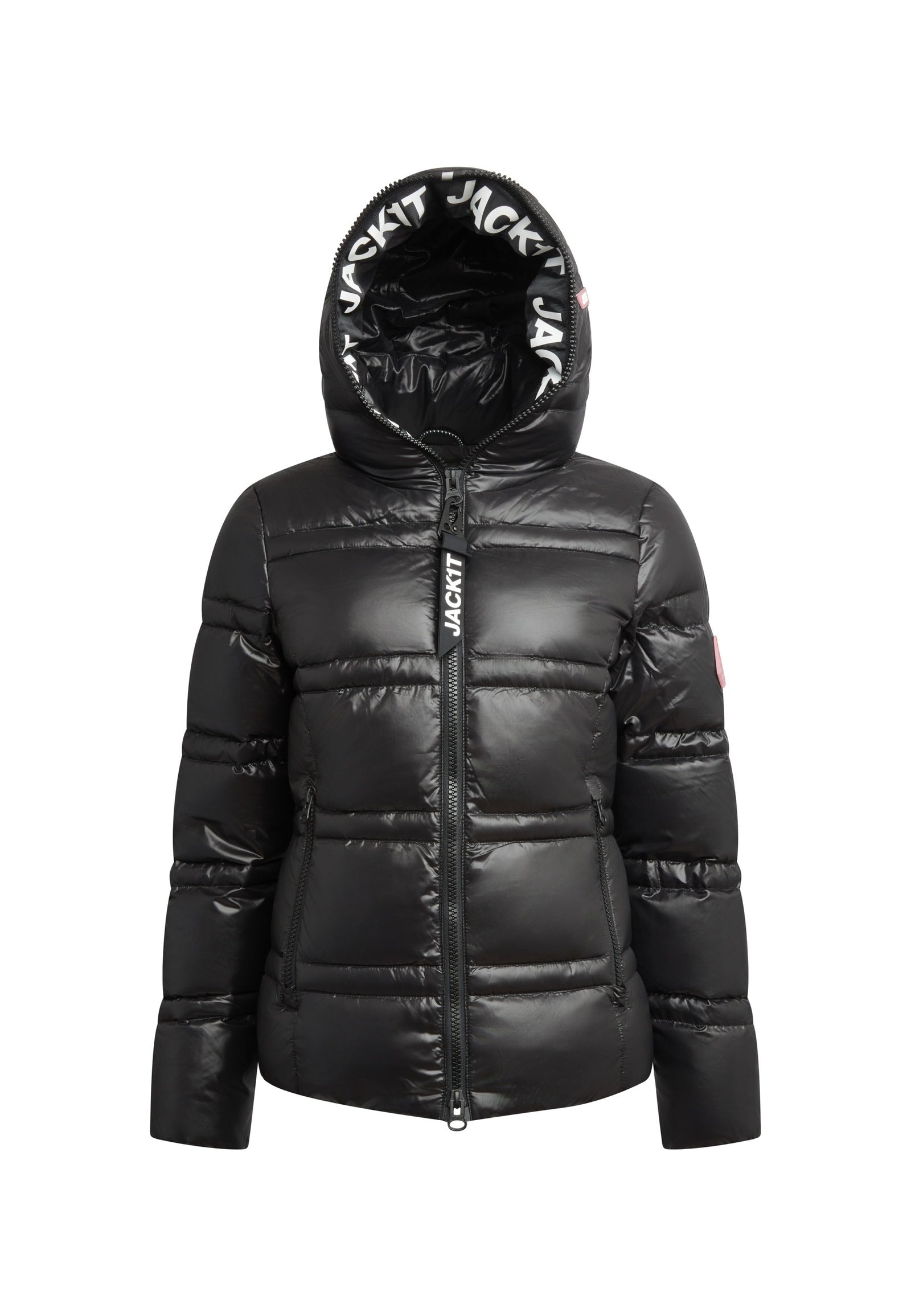 R4D Tramline Racer Jacket Black flat lay swatch
