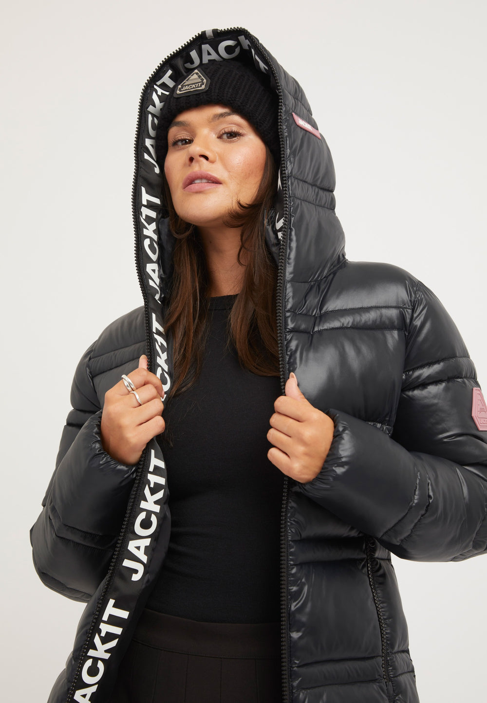 R4D Tramline Racer Jacket Black styled shot by JACK1T