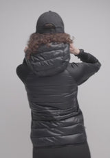 Calypso Hybrid Hooded Jacket Black