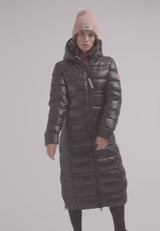 R4D Tramline Extra Long Down Coat Lux