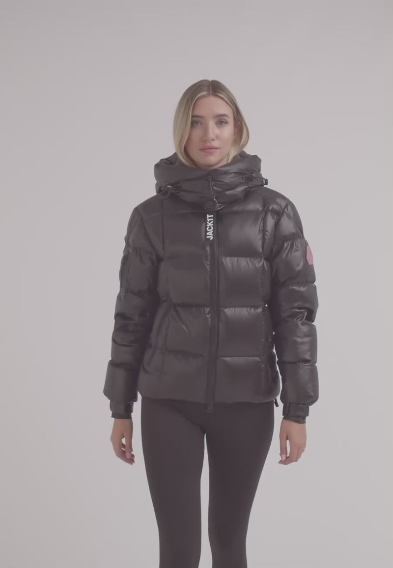 EZ Boxed Racer Down Puffer Jacket Lux Black
