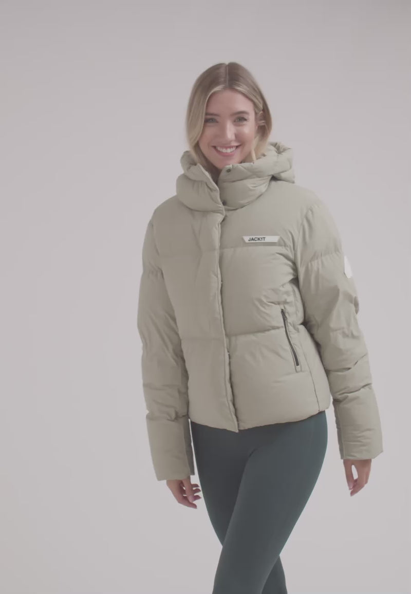 Star Shower Down Puffer Jacket Sage
