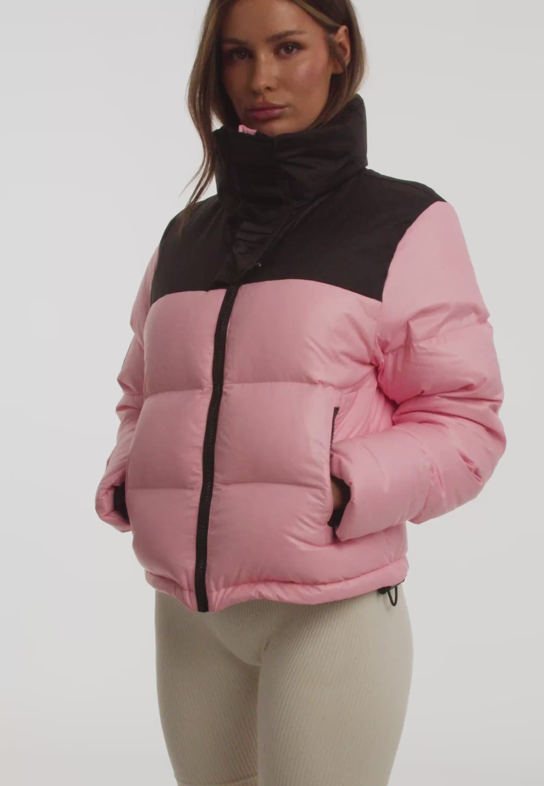 Short Puffer Jacket Women - Diamond Down Alps Slick Crop – JACK1T