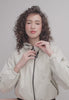Women's Cream Cropped Jacket – Orpheus