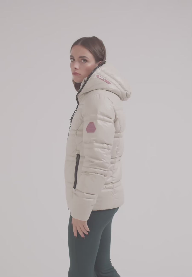 R4D Tramline Puffer Racer Jacket Lux Stone