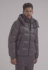 EZ Boxed Puffer Racer Lux Jacket Graphite/Black by JACK1T